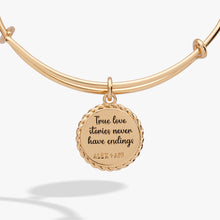 Load image into Gallery viewer, Wife 'True Love Stories Never Have Endings' Charm Bangle