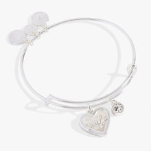 Load image into Gallery viewer, Wife Mother of Pearl Heart Bangle