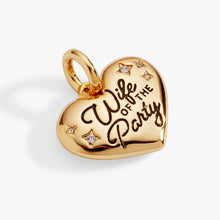 Load image into Gallery viewer, ‘Wife of the Party’ Heart Charm