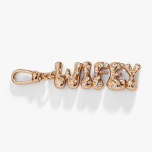 Load image into Gallery viewer, 'Wifey' Bubble Crystal Clip Charm