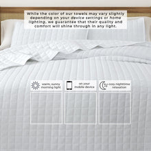 Load image into Gallery viewer, Box-Stitched Seersucker Quilt Set - Seersucker Collection