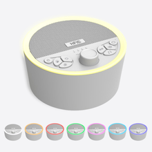 Load image into Gallery viewer, White Noise Sleep Machine with Lights - Portable &amp; Rechargeable