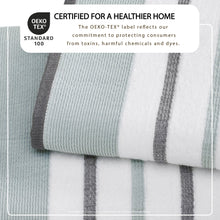 Load image into Gallery viewer, Decorative Cotton Stripe Bath Towel Set - Noelle Collection