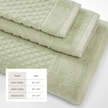 Load image into Gallery viewer, Cotton Diamond Waffle Weave Bath Towel Set - Grayson Collection