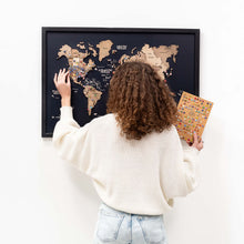 Load image into Gallery viewer, 3D Wooden Panel World Map Terra