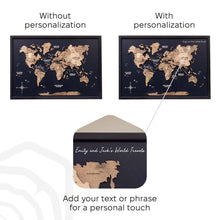 Load image into Gallery viewer, 3D Wooden Panel World Map Terra