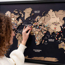 Load image into Gallery viewer, 3D Wooden Panel World Map Terra