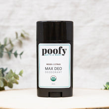 Load image into Gallery viewer, Max Deo Wood &amp; Citrus Deodorant Organic