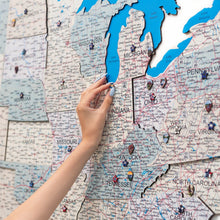Load image into Gallery viewer, Wooden USA Map