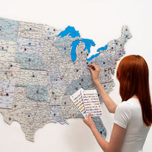 Load image into Gallery viewer, Wooden USA Map