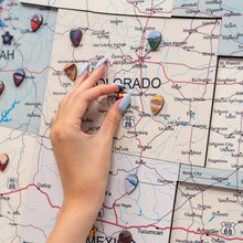Load image into Gallery viewer, Wooden USA Map