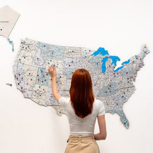 Load image into Gallery viewer, Wooden USA Map