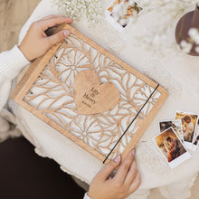 Load image into Gallery viewer, Wooden Photo Album - Bloomheart