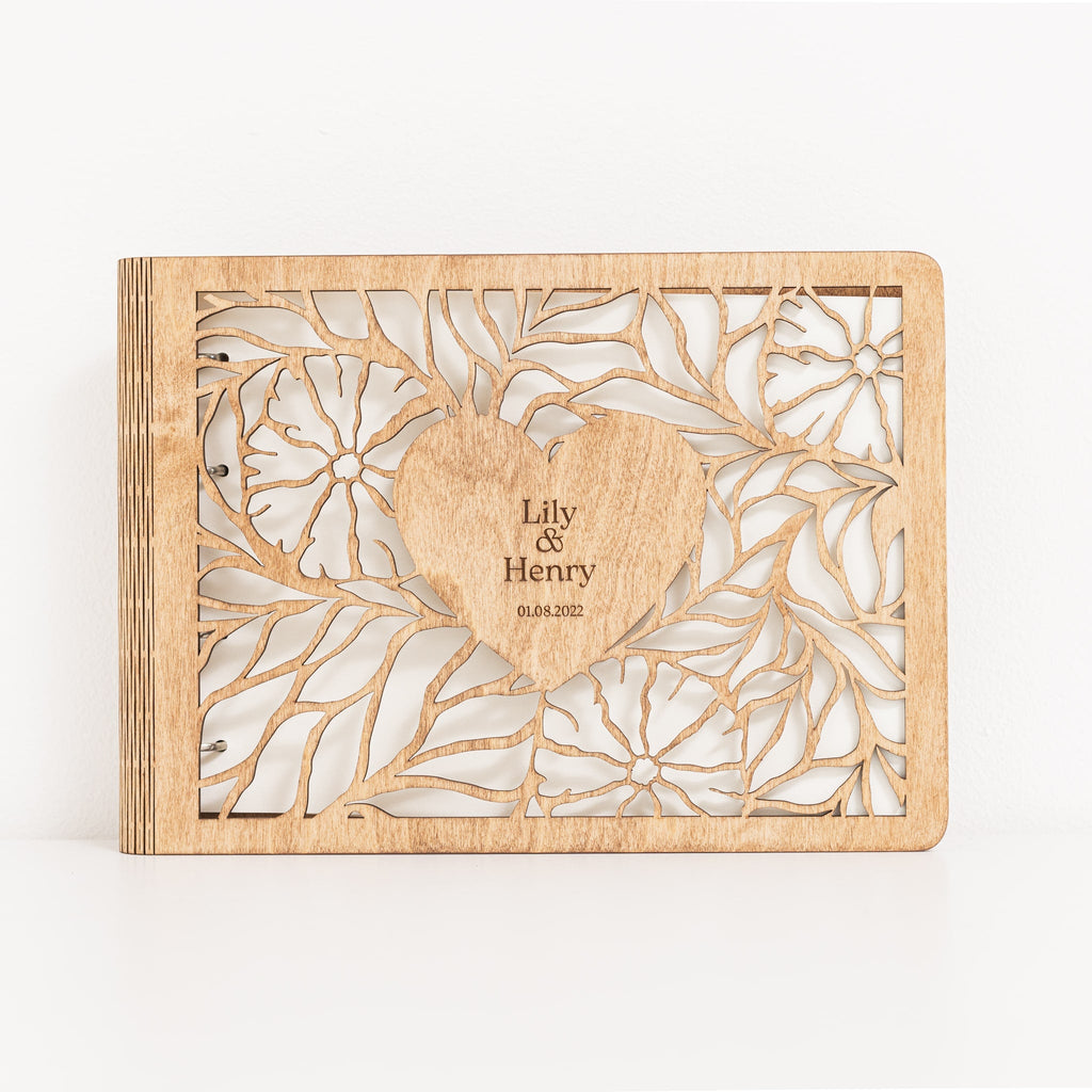 Wooden Photo Album - Bloomheart