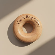 Load image into Gallery viewer, Wooden Food Storage Bag Clip - Reusable