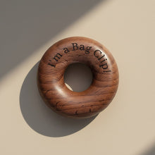 Load image into Gallery viewer, Wooden Food Storage Bag Clip - Reusable