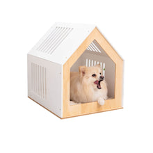 Load image into Gallery viewer, Wooden Indoor Dog House