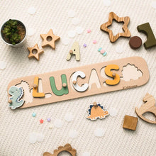 Load image into Gallery viewer, Name Puzzle with Pegs