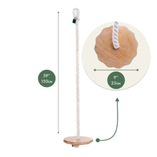 Load image into Gallery viewer, Wooden rope swing for kids