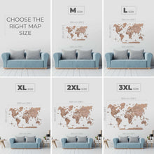 Load image into Gallery viewer, Bundle: Wooden Map and Airplanes Pins