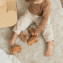 Load image into Gallery viewer, Natural Wooden Toy Car