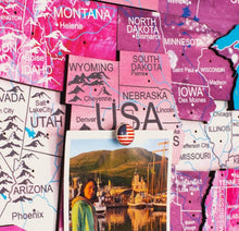 Load image into Gallery viewer, 3D Wooden World Map Dream