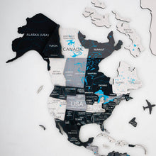 Load image into Gallery viewer, Bundle: Colored Map and Airplanes Pins