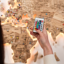 Load image into Gallery viewer, 3D Solid Wooden World Map - Ash