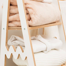 Load image into Gallery viewer, Wooden children's clothing rack