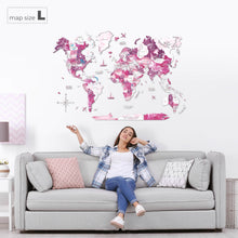 Load image into Gallery viewer, 3D Wooden World Map Dream