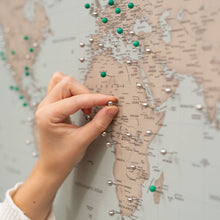 Load image into Gallery viewer, World Map on Canvas - Antique