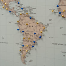 Load image into Gallery viewer, World Map on Canvas - Antique