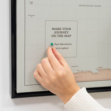 Load image into Gallery viewer, World Map on Canvas - Antique