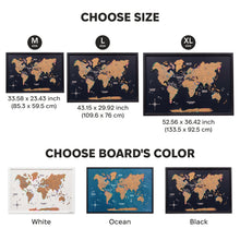 Load image into Gallery viewer, Map on Board LED 2.0 Cork