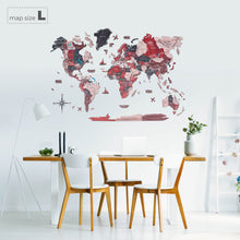 Load image into Gallery viewer, 3D Wooden World Map Cliff