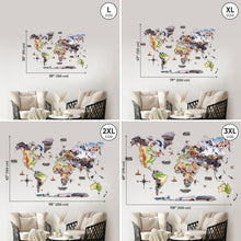 Load image into Gallery viewer, World Photo Map Physical