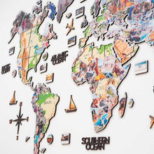 Load image into Gallery viewer, World Photo Map Physical