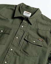 Load image into Gallery viewer, Earl Denim Shirt - Dusty Olive