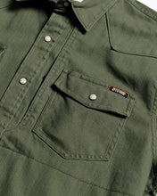 Load image into Gallery viewer, Earl Denim Shirt - Dusty Olive