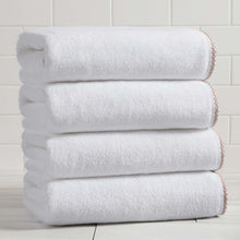 Load image into Gallery viewer, Cotton Border-Stitched 6-Piece Towel Set - Valery Collection