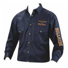 Load image into Gallery viewer, Bullhide Western Shirt ( Navy ) - Men's Western Shirt