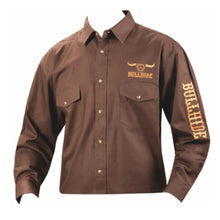 Load image into Gallery viewer, Bullhide Western Shirt ( Brown ) - Men's Western Shirt