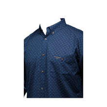 Load image into Gallery viewer, Bullhide Western Shirt ( Blue Diamond ) - Men's Western Shirt