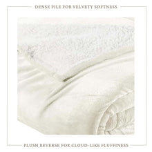 Load image into Gallery viewer, Velvet Plush Sherpa Bed Blanket - Sherpa Fleece Collection