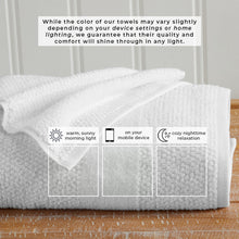 Load image into Gallery viewer, 100% Cotton Woven Texture Bath Towel Set - Marbella Collection