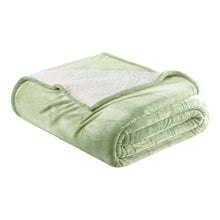 Load image into Gallery viewer, Velvet Plush Sherpa Bed Blanket - Sherpa Fleece Collection