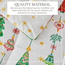Load image into Gallery viewer, Reversible Christmas Comforter and Sham Set - Holiday / Lodge Odette Collection