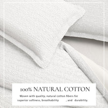 Load image into Gallery viewer, 100% Cotton Honeycomb Waffle Duvet Set - Mattea Collection