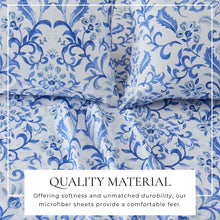 Load image into Gallery viewer, Watercolor Floral Sheet Set - Delia Collection