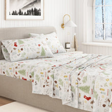Load image into Gallery viewer, Turkish Cotton Christmas Flannel Sheet Set - Whittaker Collection